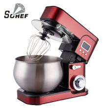 Heavy duty 1800W food stand mixer 7 liters cake dough mixer with LED power indicator